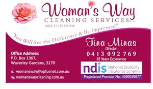 Woman's Way Cleaning Services Pty Ltd